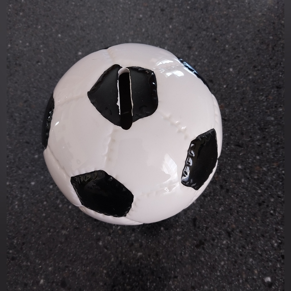 Soccer Ball Piggy Bank